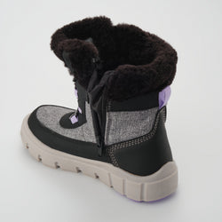 Charcoal,Charbon : Seeker F Kids Winter Boots - Zipper View