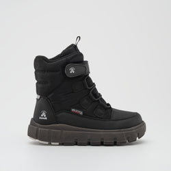 Black,Noir : Seeker Kids Winter Boots - Side View