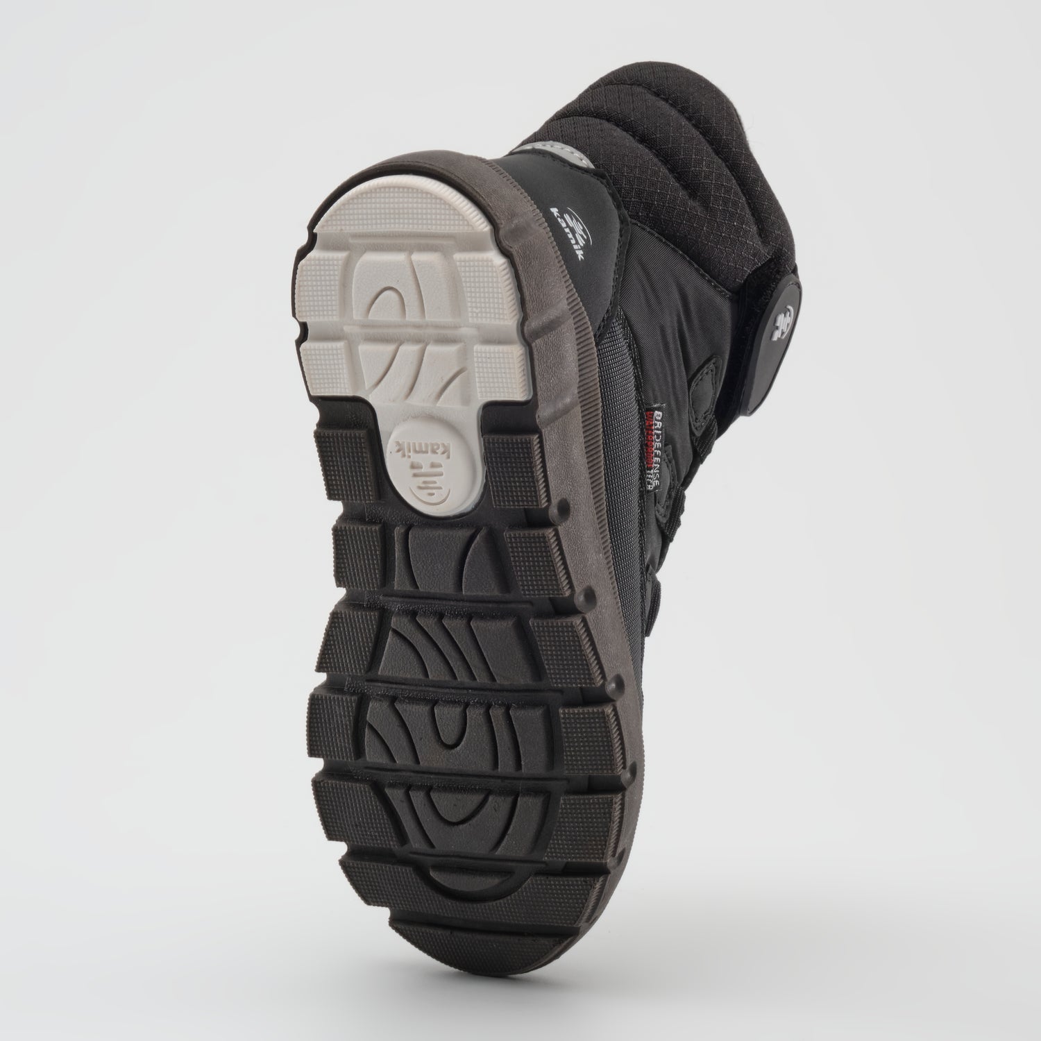 Black,Noir : Seeker Kids Winter Boots - Outsole View