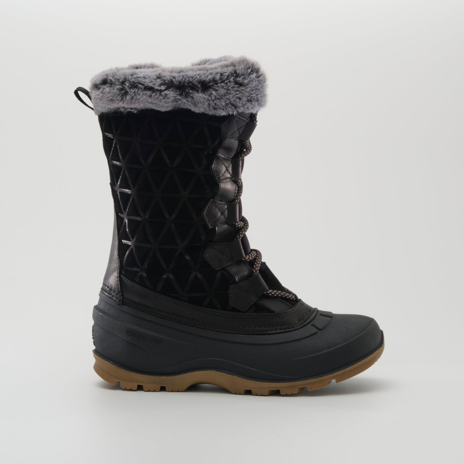 Black,Noir : Snovalley 6 Women's Winter Boots - Side View