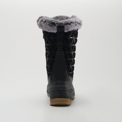 Black,Noir : Snovalley 6 Women's Winter Boots - Back View