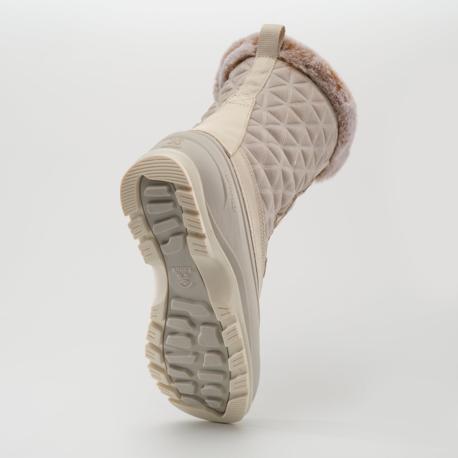 Off White,Blanc cassé : Snovalley 6 Women's Winter Boots - Outsole View