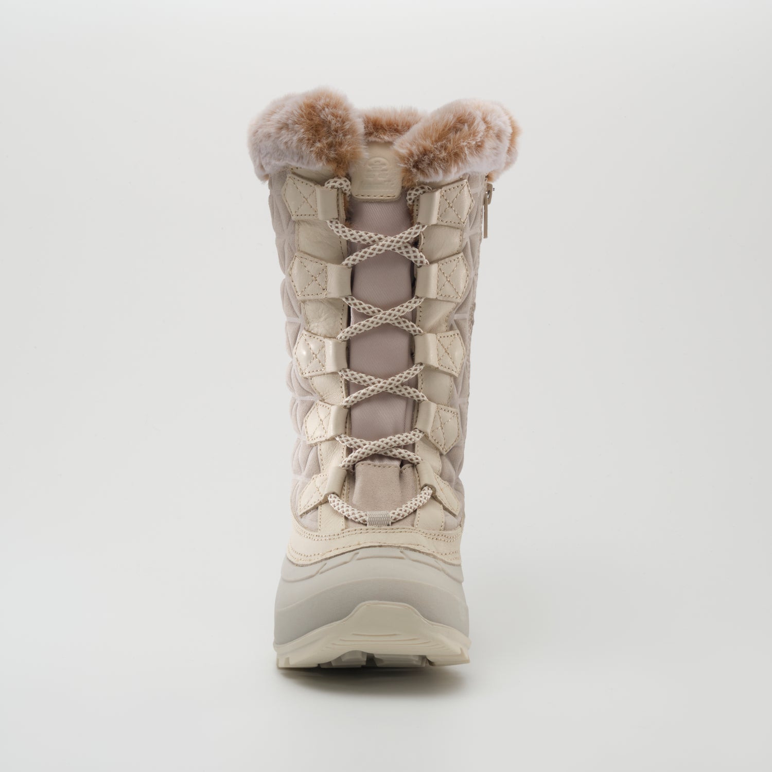 Off White,Blanc cassé : Snovalley 6 Women's Winter Boots - Front View
