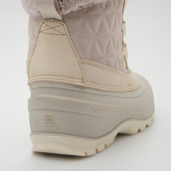Off White,Blanc cassé : Snovalley 7 Women's Winter Boots - Close-up Back View
