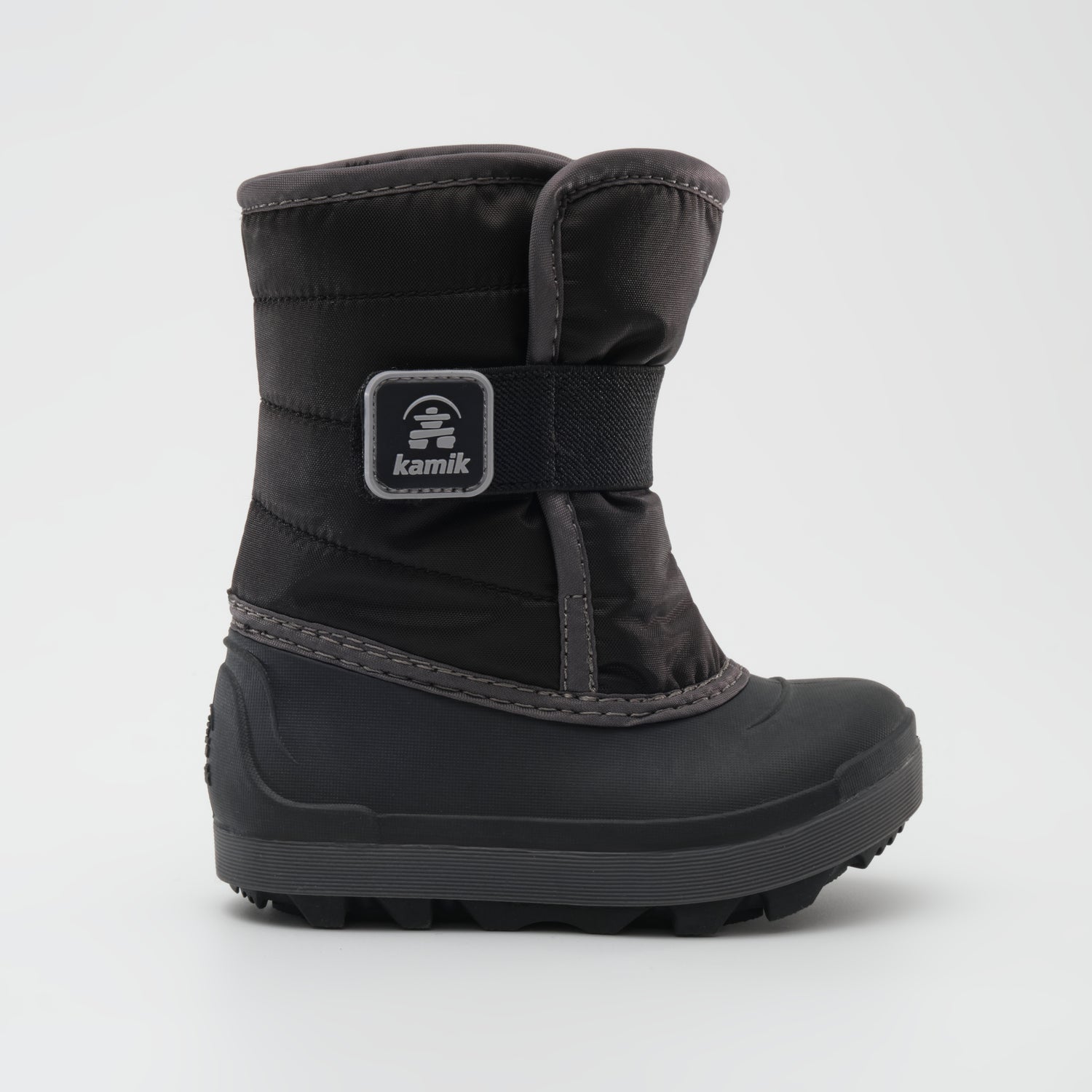 Black,Noir : Snowbug 7 Toddlers Winter Boots - Side View