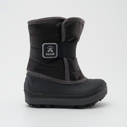 Black,Noir : Snowbug 7 Toddlers Winter Boots - Side View