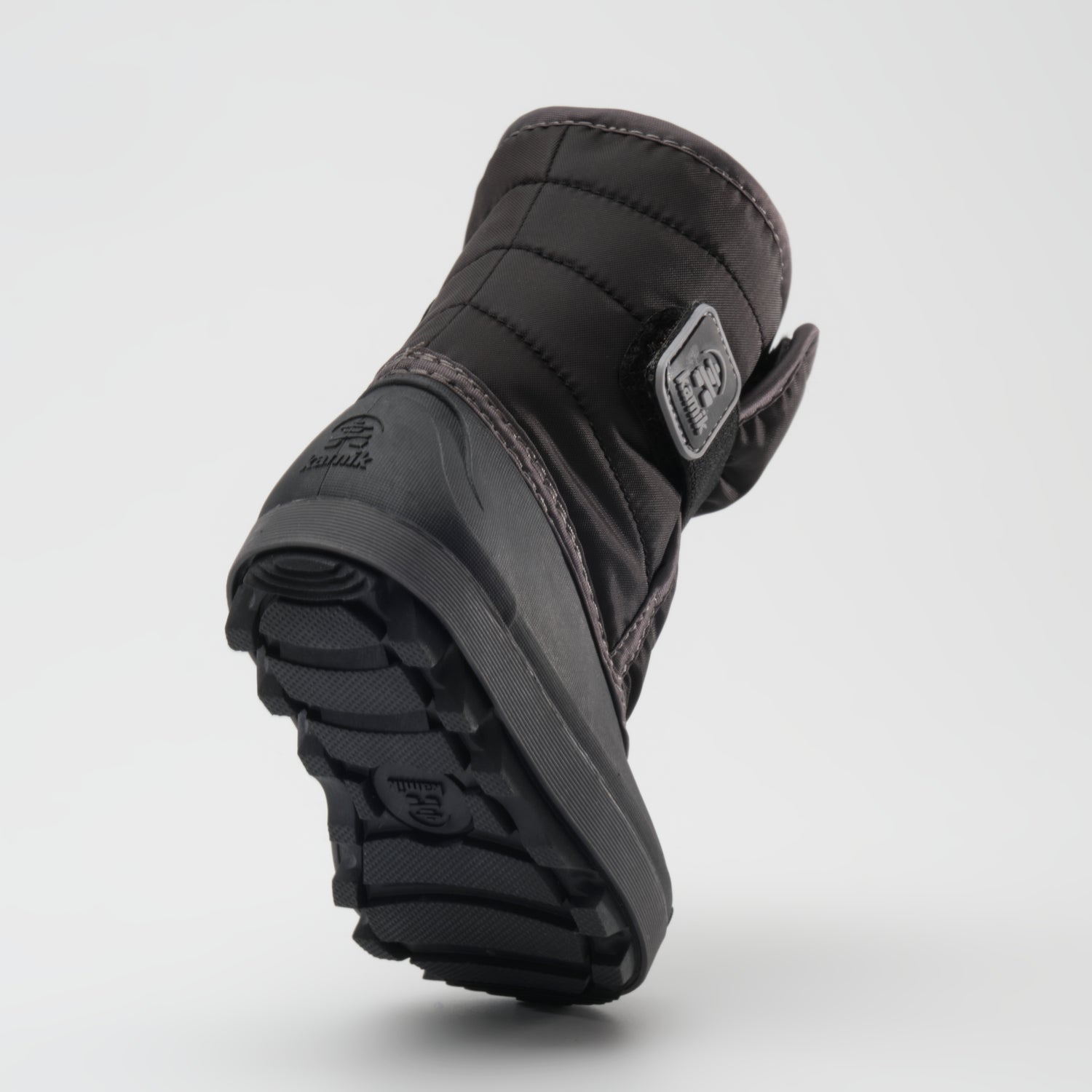 Black,Noir : Snowbug 7 Toddlers Winter Boots - Outsole View