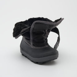 Black,Noir : Snowbug 7 Toddlers Winter Boots - Three-Quarter Open View