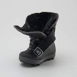 Black,Noir : Snowbug 7 Toddlers Winter Boots - Three-Quarter Front View