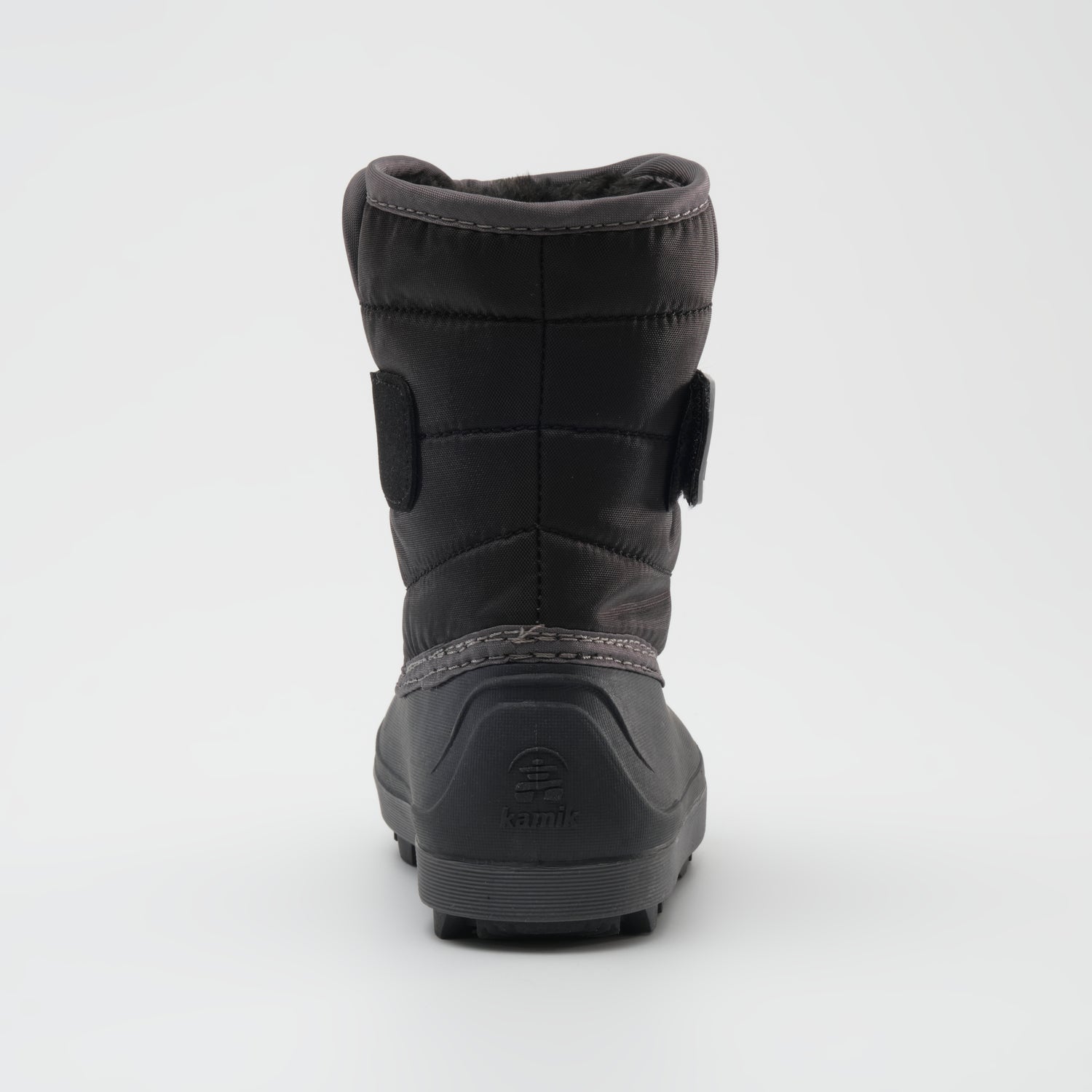 Black,Noir : Snowbug 7 Toddlers Winter Boots - Back View