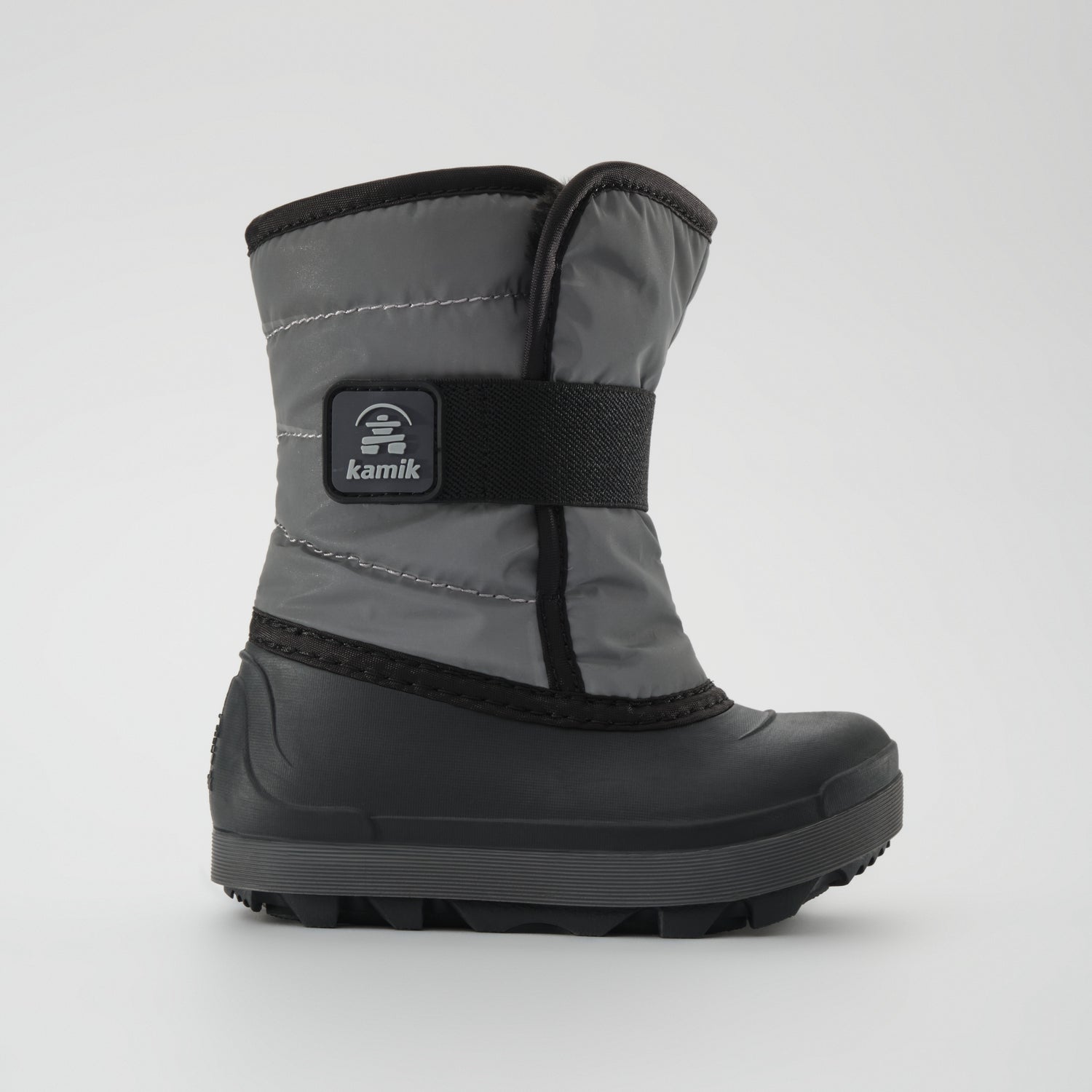 Silver,Argent : Snowbug 7 Toddlers Winter Boots - Side View
