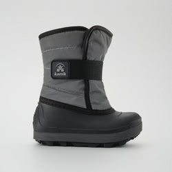 Silver,Argent : Snowbug 7 Toddlers Winter Boots - Side View