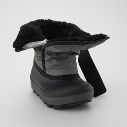 Silver,Argent : Snowbug 7 Toddlers Winter Boots - Three-Quarter Open View