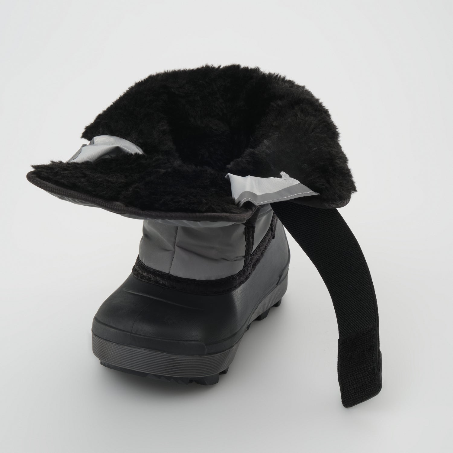 Silver,Argent : Snowbug 7 Toddlers Winter Boots - Three-Quarter Front View