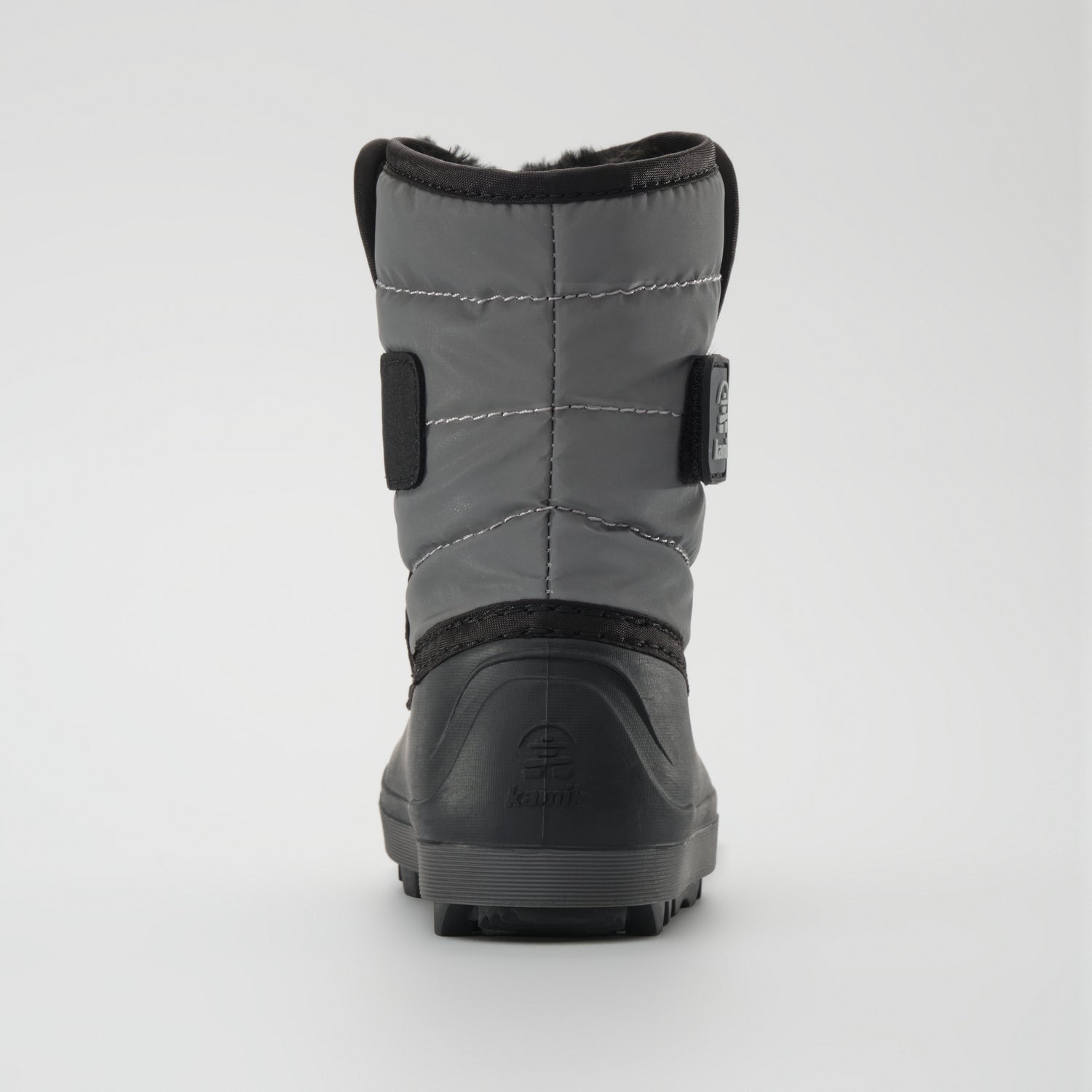 Silver,Argent : Snowbug 7 Toddlers Winter Boots - Back View