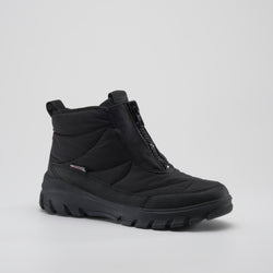 Black,Noir : Snowdon Low Wide Women's Winter Boots - Main View