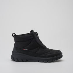 Black,Noir : Snowdon Low Wide Women's Winter Boots - Side View