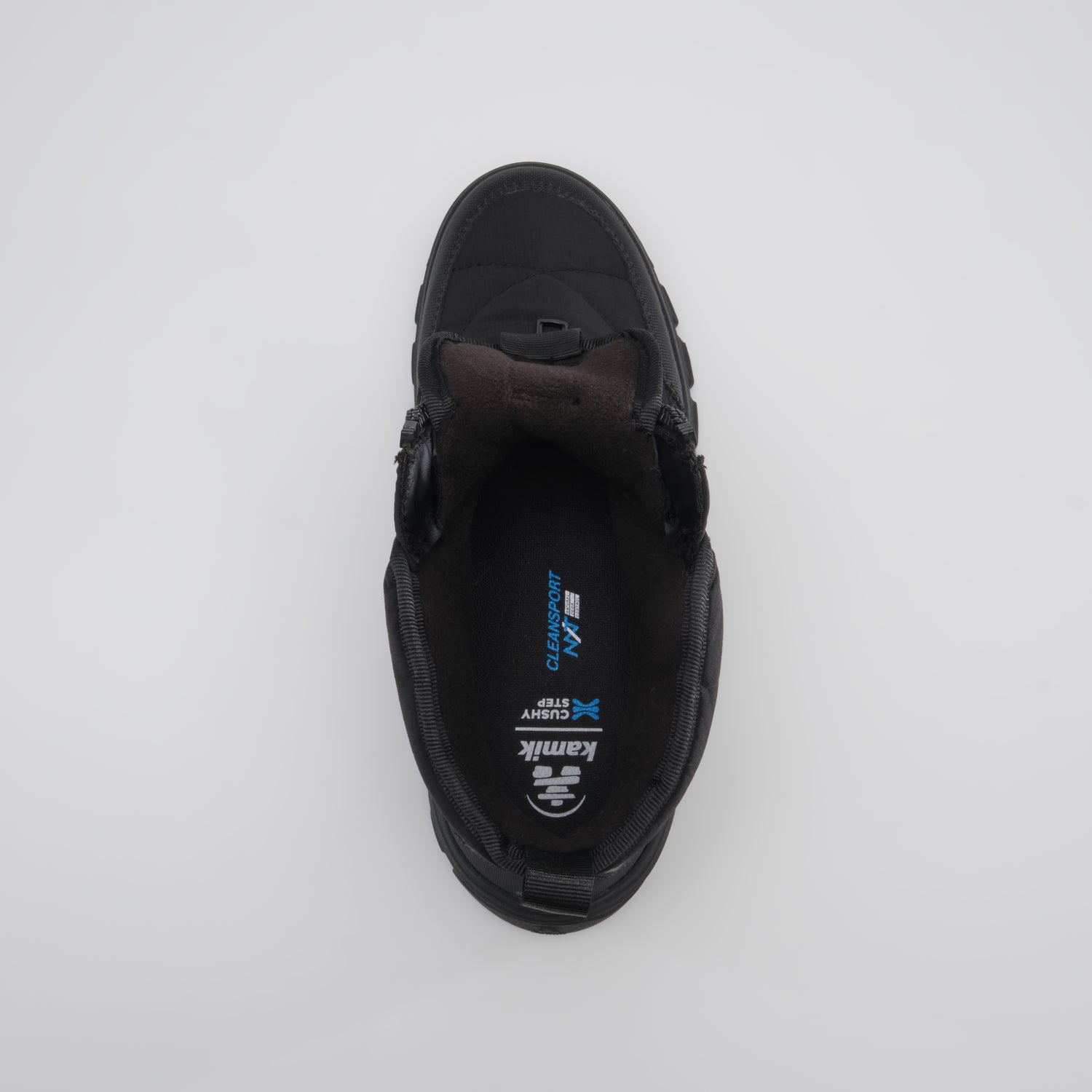 Black,Noir : Snowdon Low Wide Women's Winter Boots - Top View