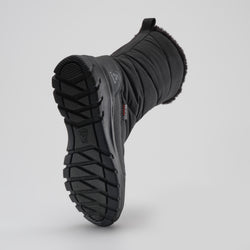 Black,Noir : Snowdon Zip Wide Women's Winter Boots - Outsole View