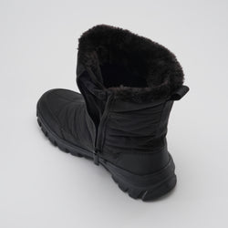 Black,Noir : Snowdon Zip Women's Winter Boots - Top View