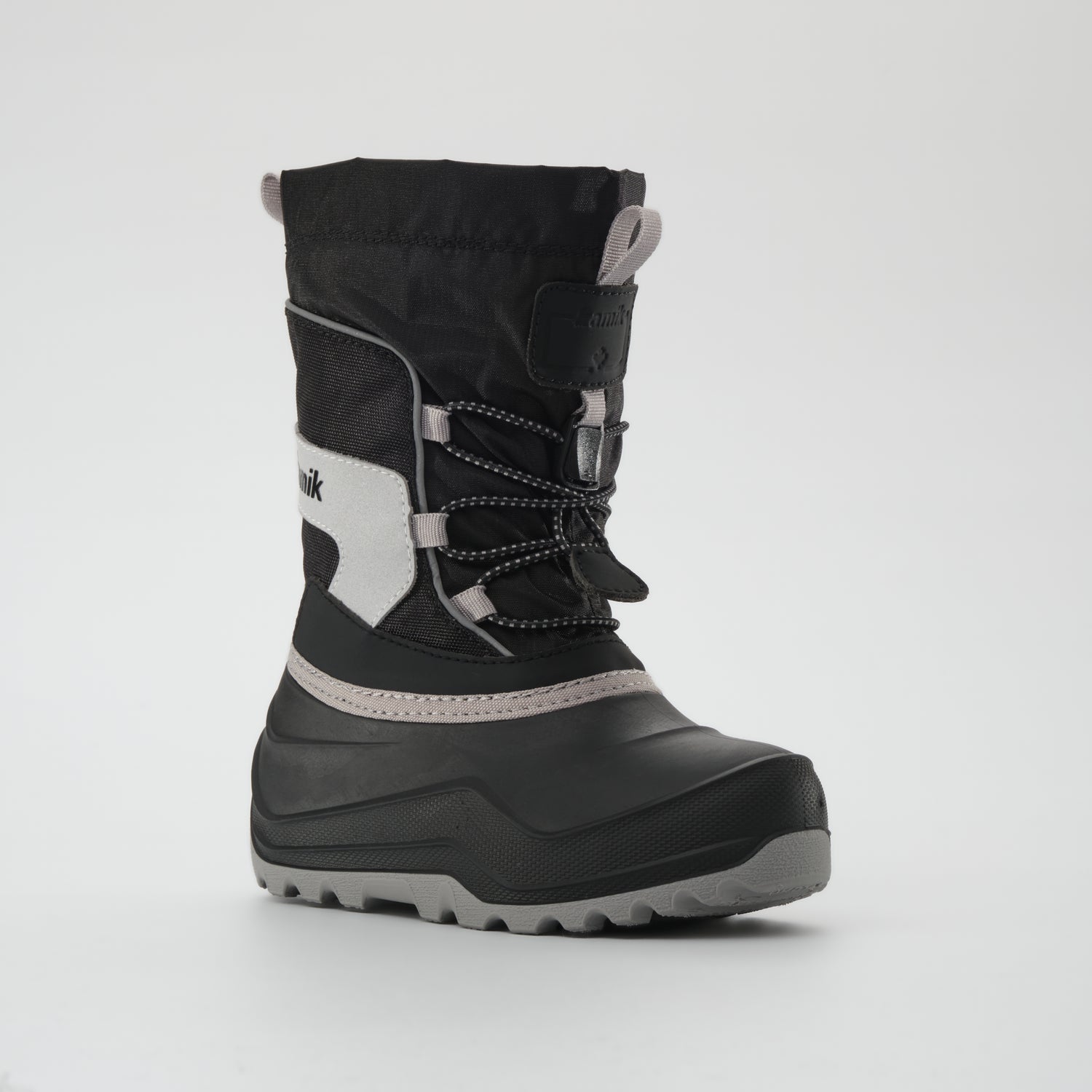 Black,Noir : Snowfall P 3 Kids Winter Boots - Main View
