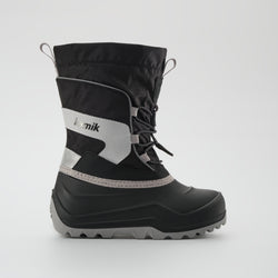 Black,Noir : Snowfall P 3 Kids Winter Boots - Side View
