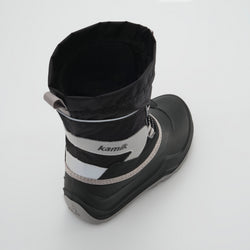 Black,Noir : Snowfall P 3 Kids Winter Boots - Three-Quarter Top View