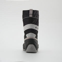 Black,Noir : Snowfall P 3 Kids Winter Boots - Back View