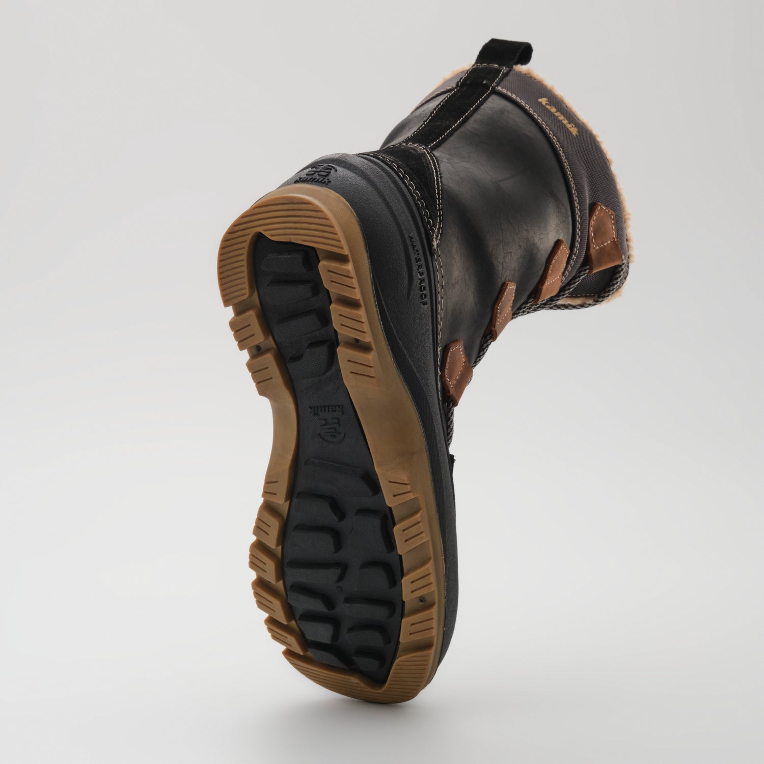 Black,Noir : Snowgem 2 Women's Winter Boots - Outsole View
