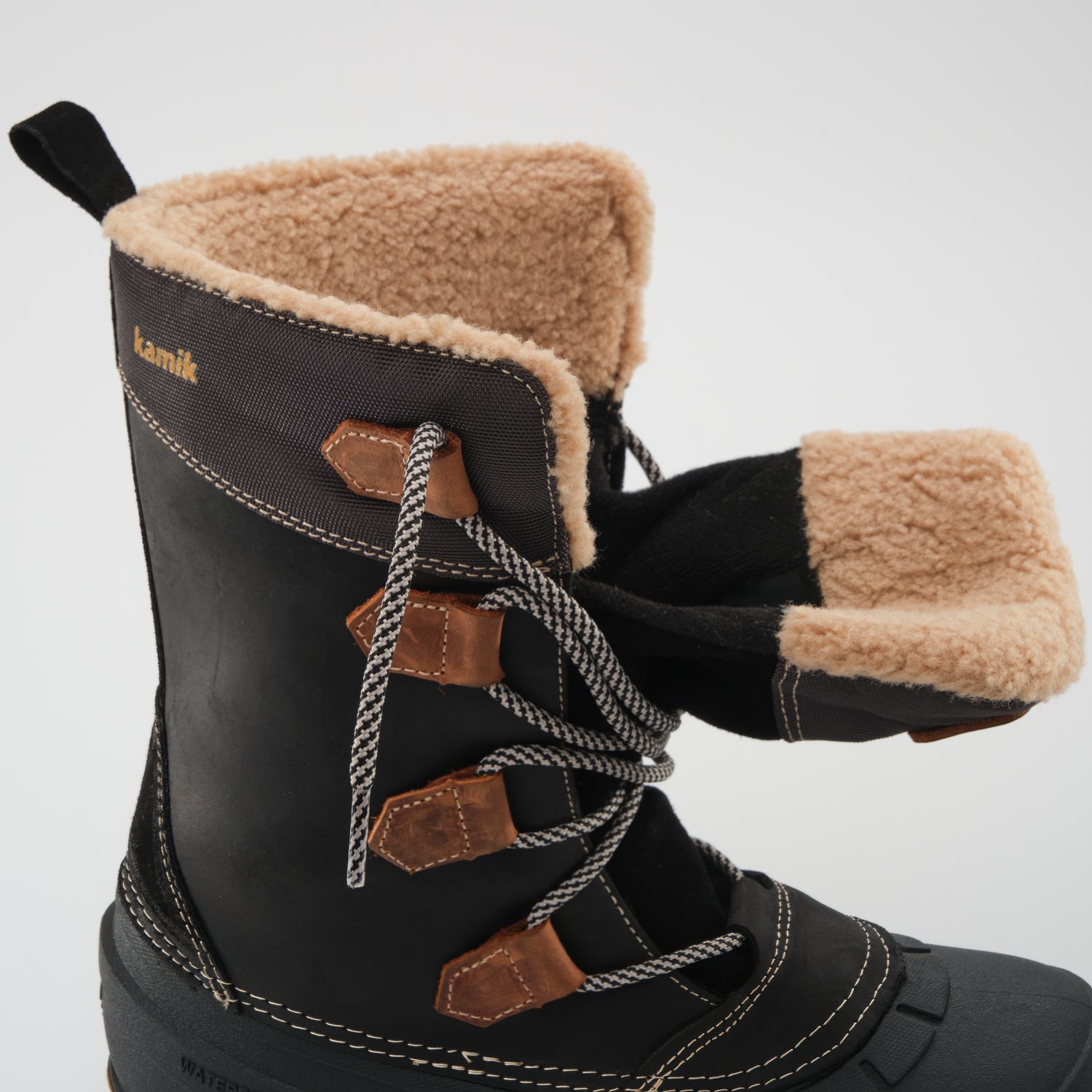 Black,Noir : Snowgem 2 Women's Winter Boots - Open View