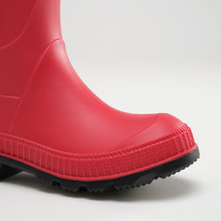 Red,Rouge : Stomp Kids' Rain Boots - Side View Close-up