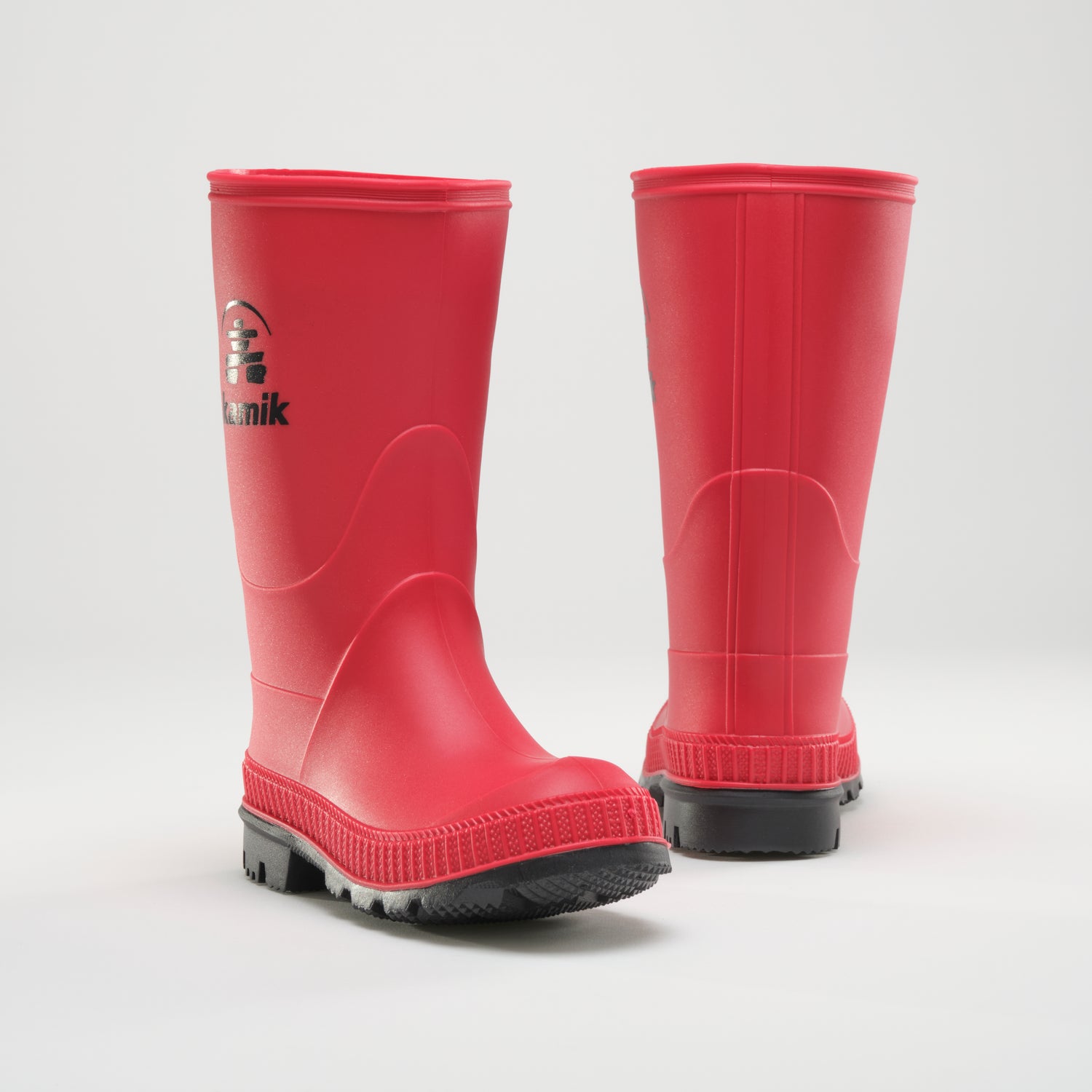 Red,Rouge : Stomp Kids' Rain Boots - Pair View