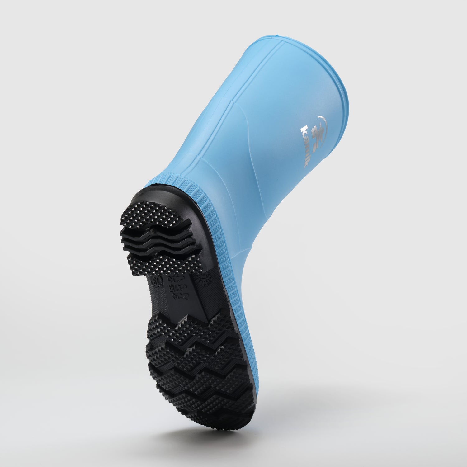 Sky Blue,Bleu ciel : Stomp Kids' Rain Boots - Outsole View