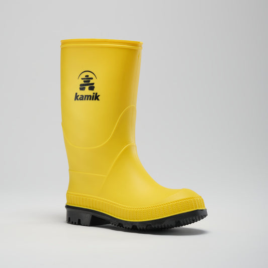 Yellow-Black,Jaune-Noir : Stomp Kids' Rain Boots - Main View