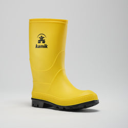 Yellow-Black,Jaune-Noir : Stomp Kids' Rain Boots - Main View