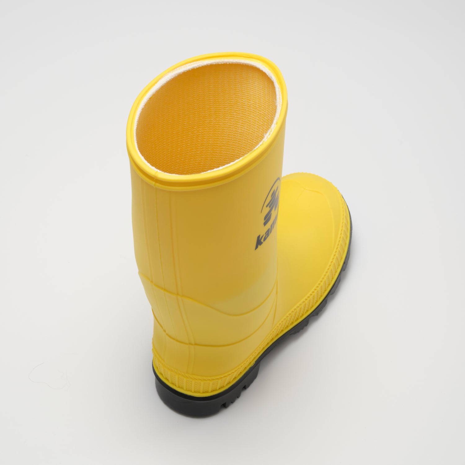 Yellow-Black,Jaune-Noir : Stomp Kids' Rain Boots - Top View