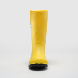 Yellow-Black,Jaune-Noir : Stomp Kids' Rain Boots - Front View