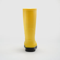 Yellow-Black,Jaune-Noir : Stomp Kids' Rain Boots - Back View