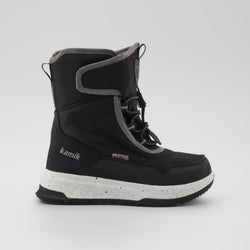 Black,Noir : Stormex EZ Kids Winter Boots - Side View