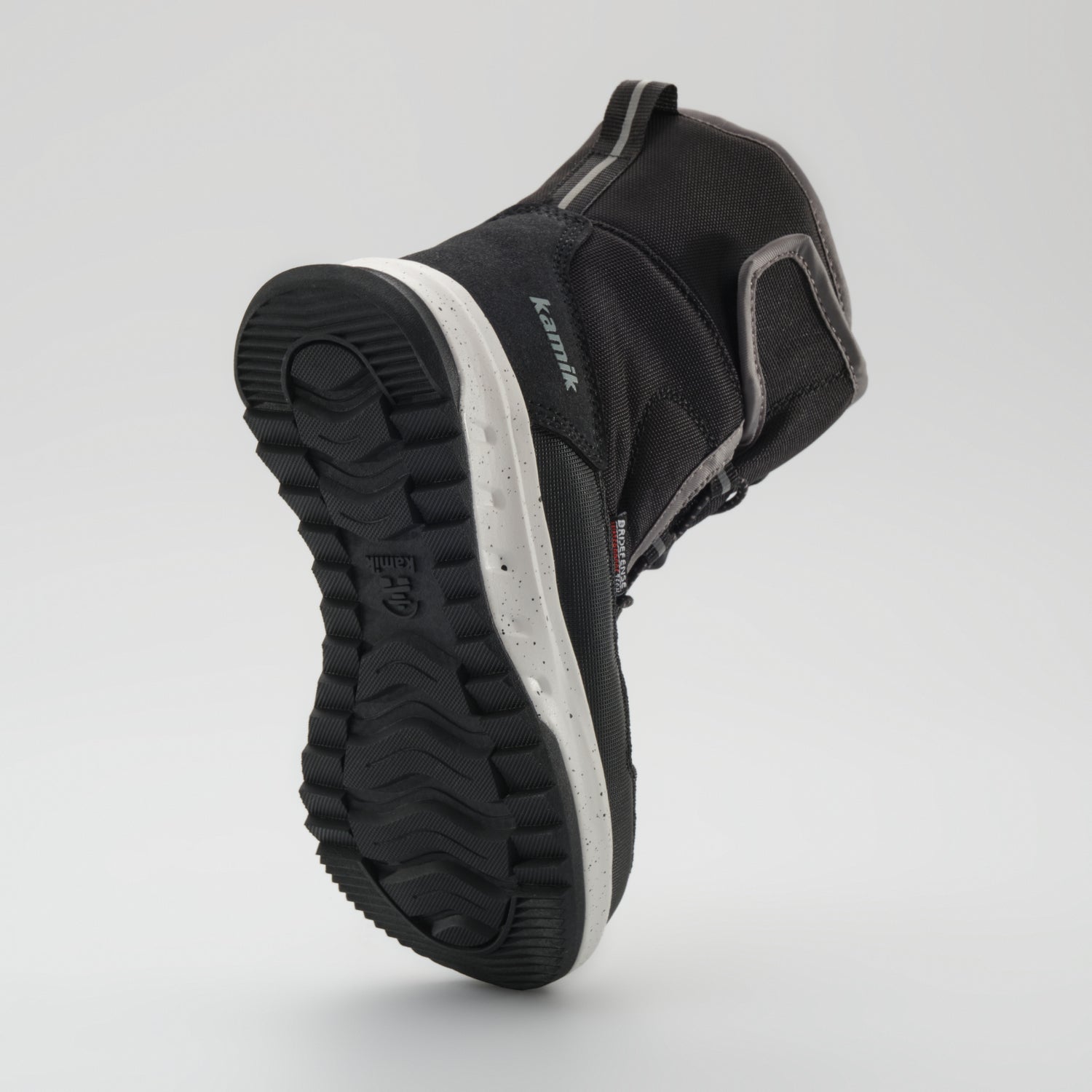 Black,Noir : Stormex EZ Kids Winter Boots - Outsole View
