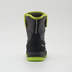 Charcoal-Lime,Charbon-Lime : Stormex EZ Kids Winter Boots - Back View