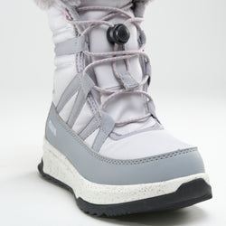 Light Gray,Gris pâle : Stormy F Kids Winter Boots - Laces View