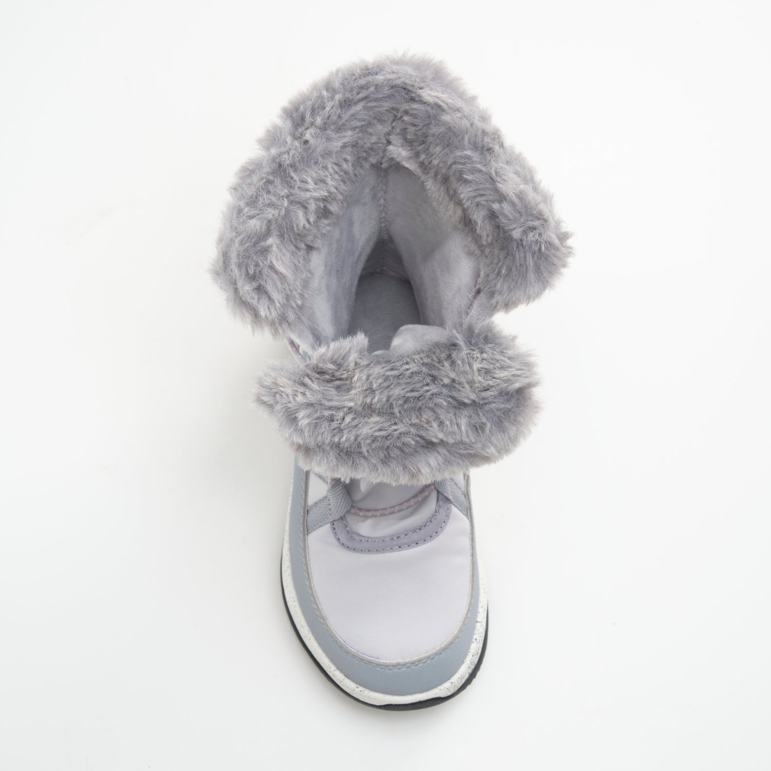 Light Gray,Gris pâle : Stormy F Kids Winter Boots - Top View