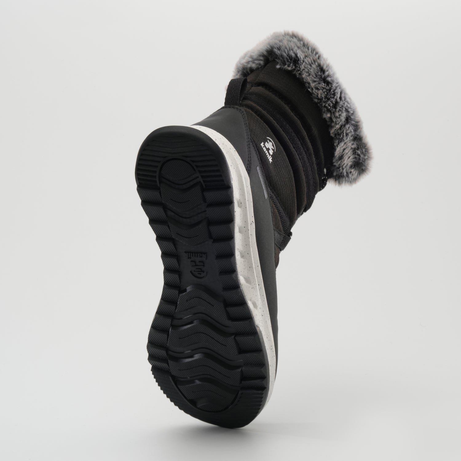 Black,Noir : Stormy F Women's Winter Boots - Outsole View