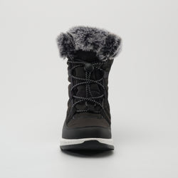 Black,Noir : Stormy F Women's Winter Boots - Front View