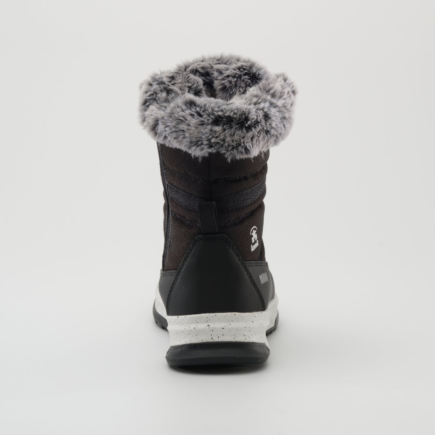 Black,Noir : Stormy F Women's Winter Boots - Back View