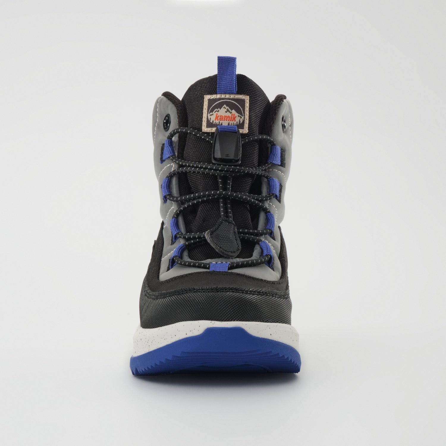 Silver,Argent : Stormy Mid 2 Kids Winter Boots - Front View