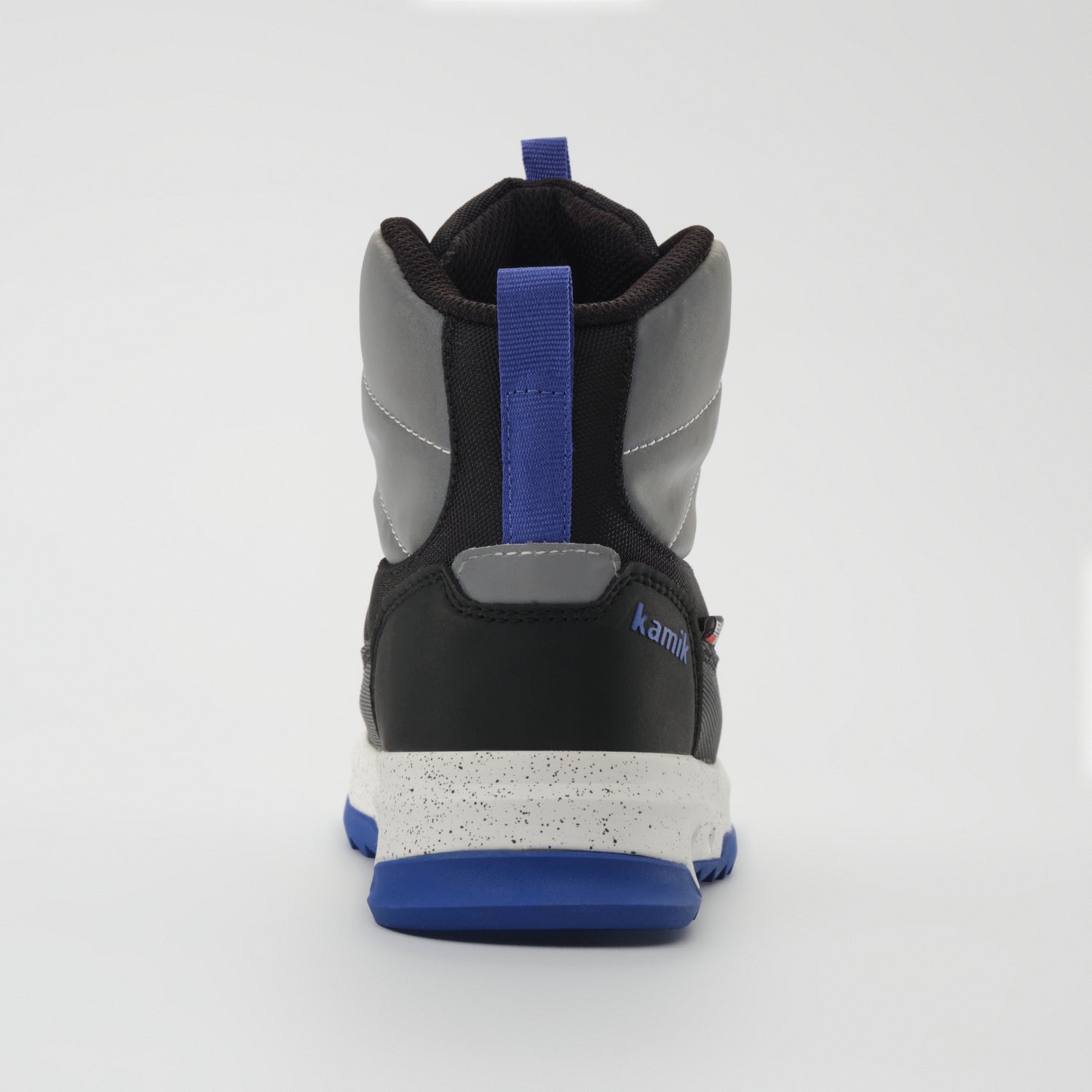 Silver,Argent : Stormy Mid 2 Kids Winter Boots - Back View