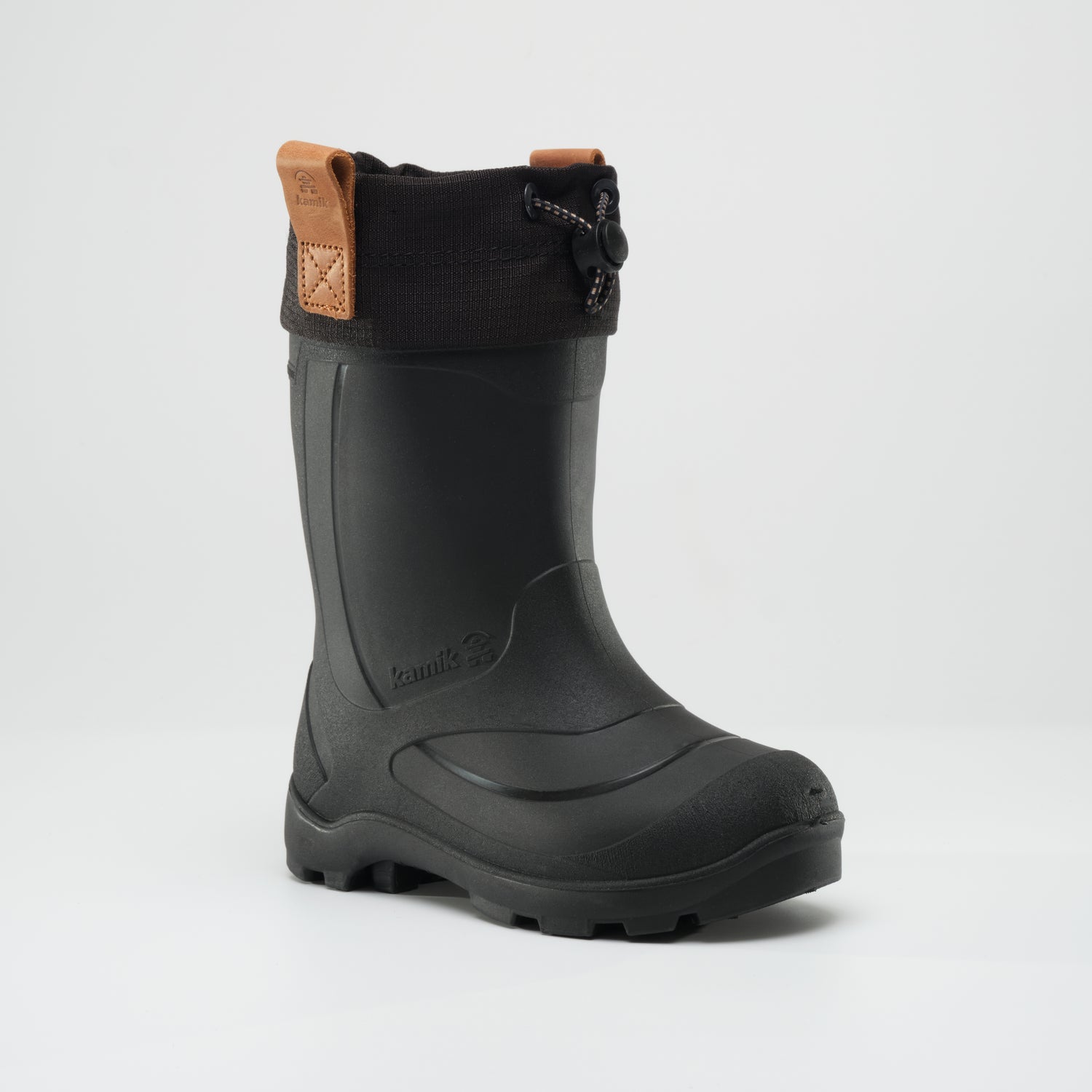 Black,Noir : Tundra Jr Kids Winter Boots - Main View