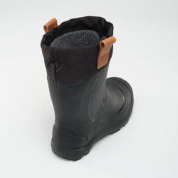 Black,Noir : Tundra Jr Kids Winter Boots - Top View